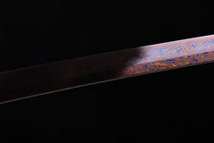 Oda Nobunaga Blue-Purple Finish folded steel Katana | NIMOFAN - 420872405311577