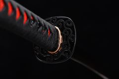 Oda Nobunaga Blue-Purple Finish folded steel Katana | NIMOFAN - 420872405311577