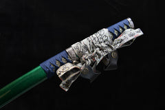 Oda Nobunaga Stonewash Tachi Mountings folded steel Katana | NIMOFAN - 530872405301571