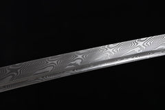 Oda Nobunaga Stonewash Tachi Mountings folded steel Katana | NIMOFAN - 530872405301571