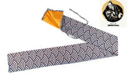 Golden Silk Navy Wave Pattern Sword Bag