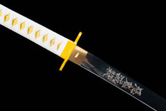 Zenitsu Agatsuma 1065 Mirror-Polished Katana product photo 10