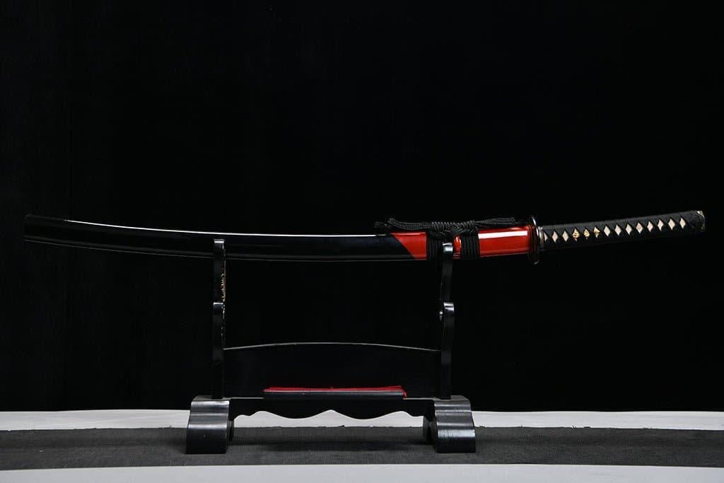 Katana - Crimson Butterfly 紅色の蝶 - Katana - 28 Inch katana T10 steel - 1