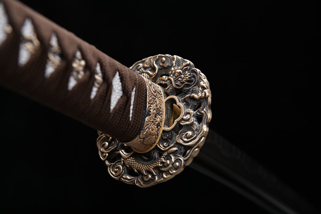 Katana - Dragon in the Clouds ( 雲中の龍 ) by NIMOFAN Katana丨Japanese sword, perfect for martial arts and collectors.