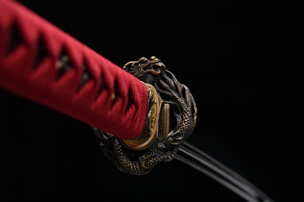 Katana - Exquisite Crimson Dragon（華麗なる紅龍） by NIMOFAN Katana丨True katana丨Katana for sale