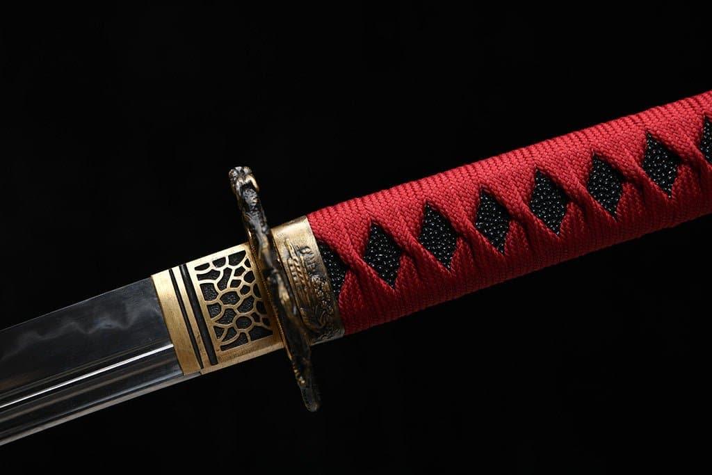 Katana - Exquisite Crimson Dragon（華麗なる紅龍） by NIMOFAN Katana丨True katana丨Katana for sale