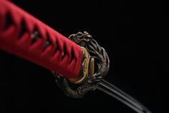 Katana - Exquisite Crimson Dragon 華麗なる紅龍 - Katana - 28 Inch katana - 8