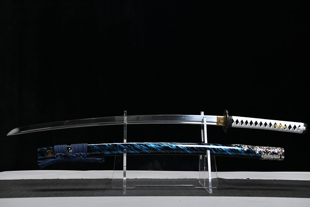 Katana - Ghost of Tsushima: Jin Sakai's Blade (ゴースト・オブ・ツシマ：仁の刀） by NIMOFAN Katana丨Japanese sword, perfect for martial arts and collectors.