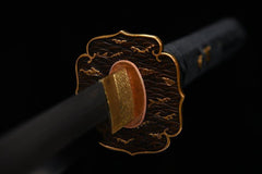 Katana - Gold Carved Sea Wave 金雕海浪 - Katana - 28 Inch katana - 8