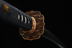 Katana - Gold Carved Sea Wave 金雕海浪 - Katana - 28 Inch katana - 7