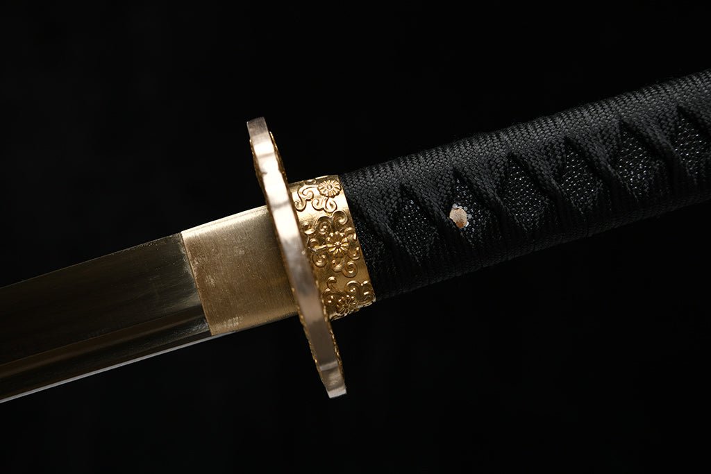 Katana - Golden Blossom (金の花) by NIMOFAN Katana丨Japanese sword, perfect for martial arts and collectors.