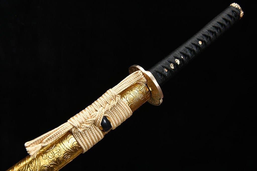 Katana - Golden Blossom (金の花) by NIMOFAN Katana丨True katana丨Katana for sale