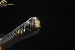 Katana - Hattori Hanzo 1045 Steel Sword from Kill Bill 服部半藏の刀 - Katana - 1045 steel 28 Inch black - 3