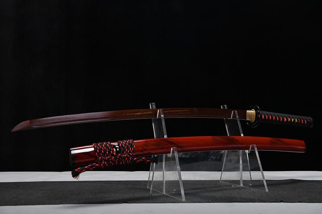 Katana - Scarlet Swirl ( 紅螺旋 ) by NIMOFAN Katana丨True katana丨Katana for sale