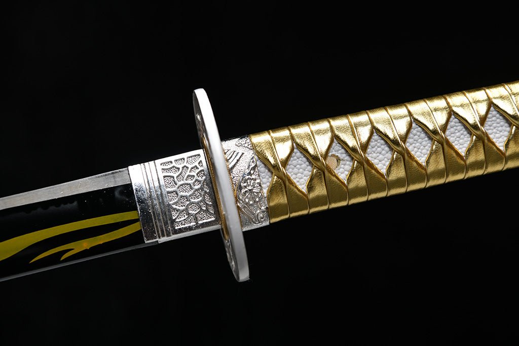 Katana - Skull Flame (髑髏の火) by NIMOFAN Katana丨Japanese sword, perfect for martial arts and collectors.