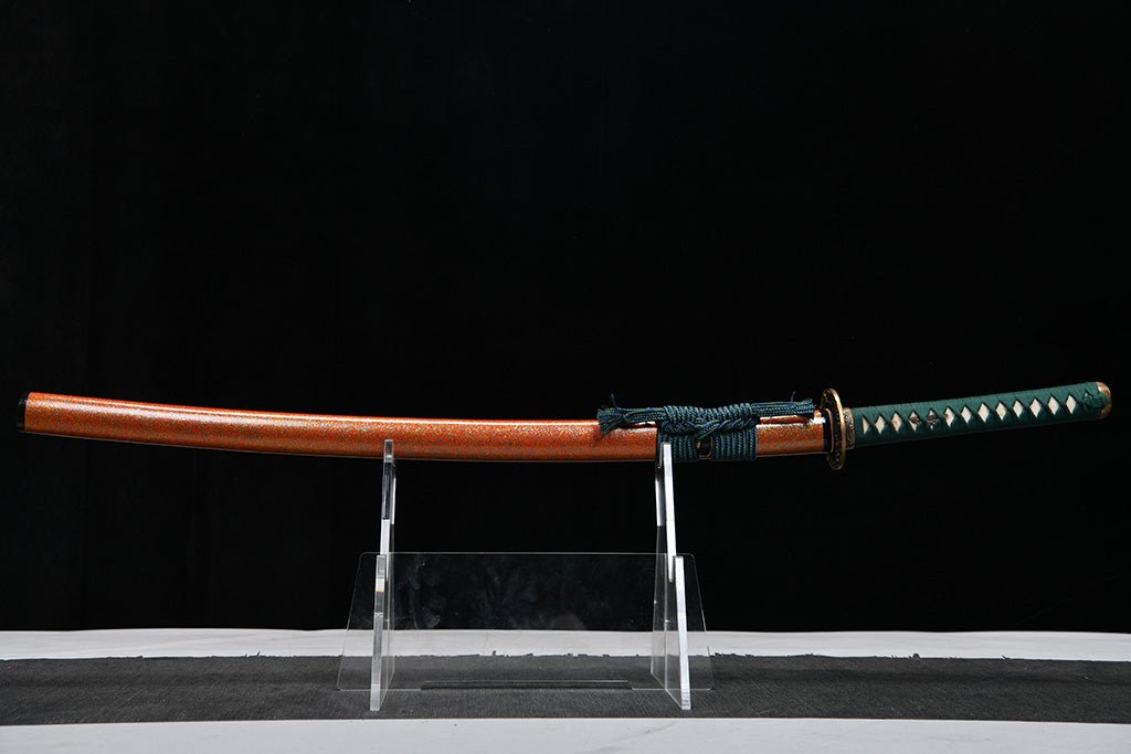 Katana - Verdant Wave (翠緑の波) by NIMOFAN Katana丨Japanese sword, perfect for martial arts and collectors.