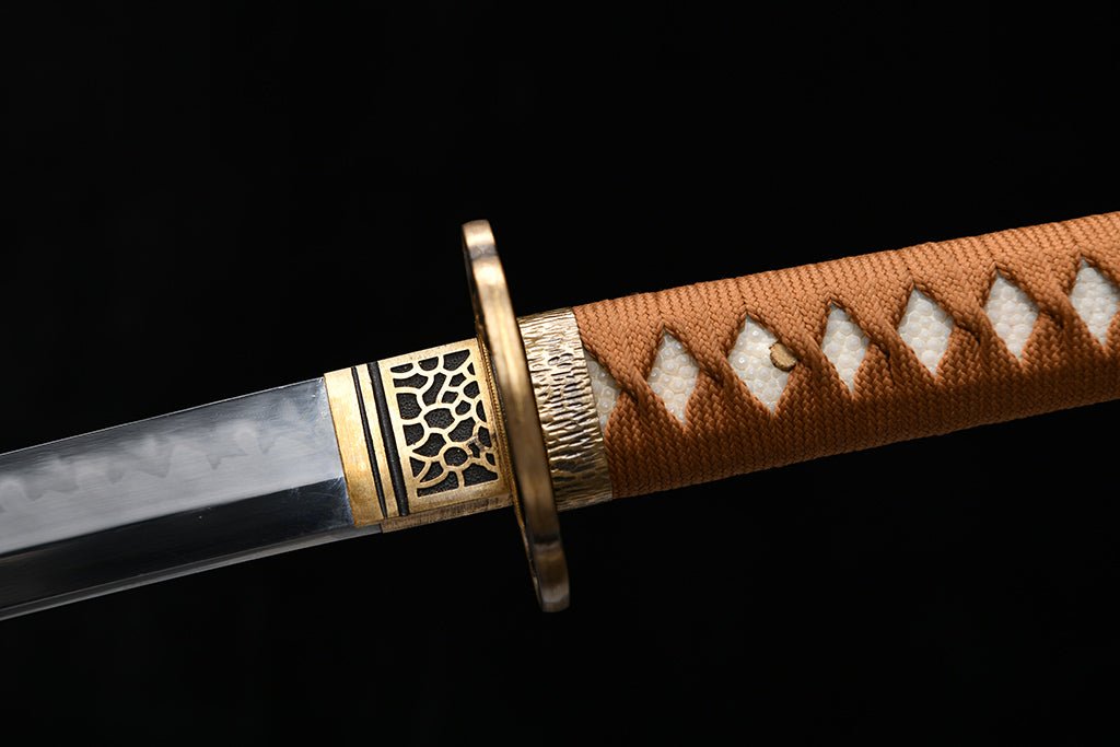 Katana - Vermilion Stream ( 朱色の流れ ) by NIMOFAN Katana丨Japanese sword, perfect for martial arts and collectors.