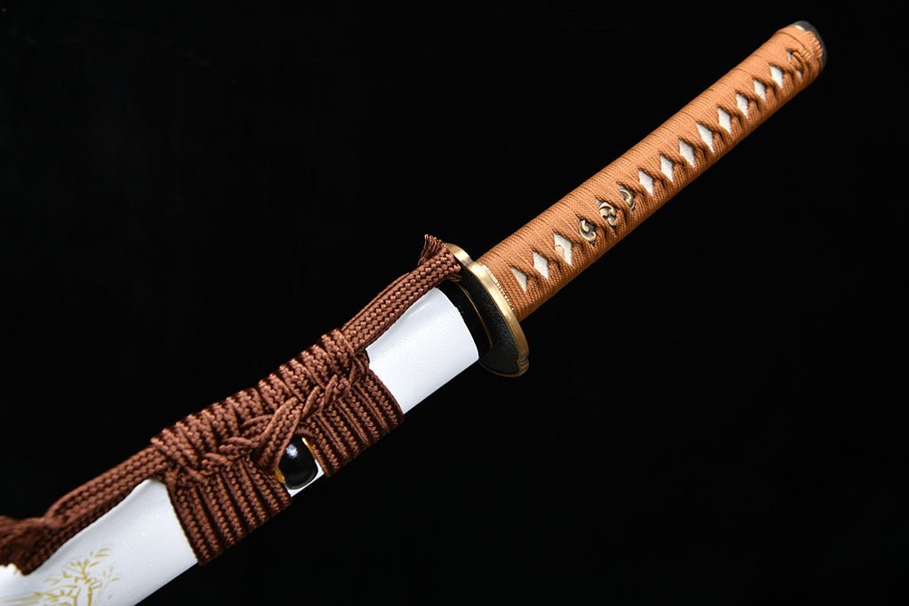 Katana - Vermilion Stream ( 朱色の流れ ) by NIMOFAN Katana丨Japanese sword, perfect for martial arts and collectors.