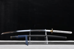 Nodachi – Yamato Katana T10 Clay Tempered | Enma no Ken 閻魔の剣 - One... blade and saya detail photo