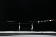Katana – Heavy Blade Wide Manganese Steel Sword 黒雷 Kokurai - 65Mn... full product photo