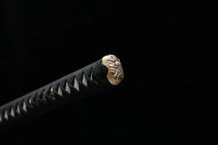 Katana – Heavy Blade Wide Manganese Steel Sword 黒雷 Kokurai - 65Mn... display view product photo