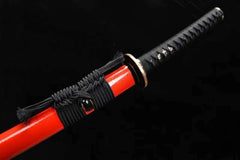 Katana – T10 Clay Tempered Blade with Digni Hamon & Tri-Polish |... full product photo