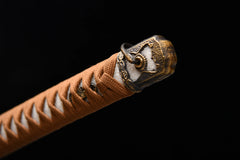 Guntō – Type 98 Late-War Officer Sword | T10 Straight Hamon - Katana display view product photo