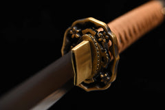 Guntō – Type 98 Late-War Officer Sword | T10 Straight Hamon - Katana display view product photo