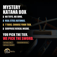 Mystery Katana Box - Surprise Samurai Sword Blind Box - real steel random blind box details