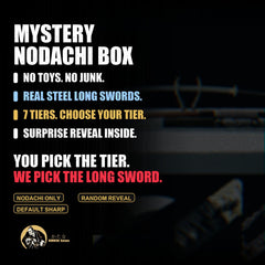 Mystery Nodachi Box - Surprise Long Sword Blind Box - real steel random blind box details