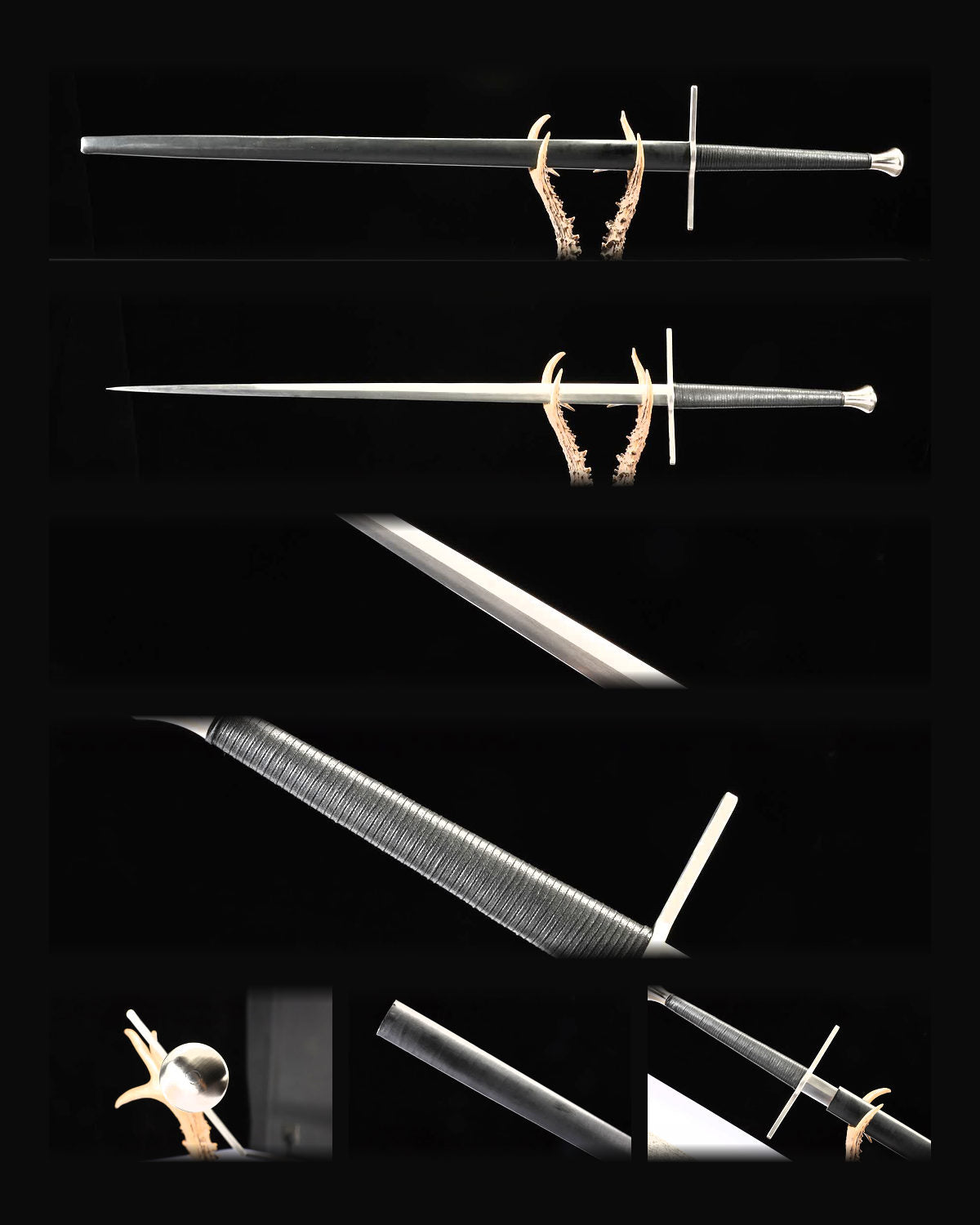 125cm-european-longsword-black-leather-sheath-1060-steel composite card