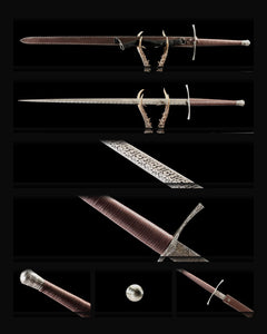 arming-sword-1060-auspicious-cloud-engraved-blade-brown-leather-scabbard composite card