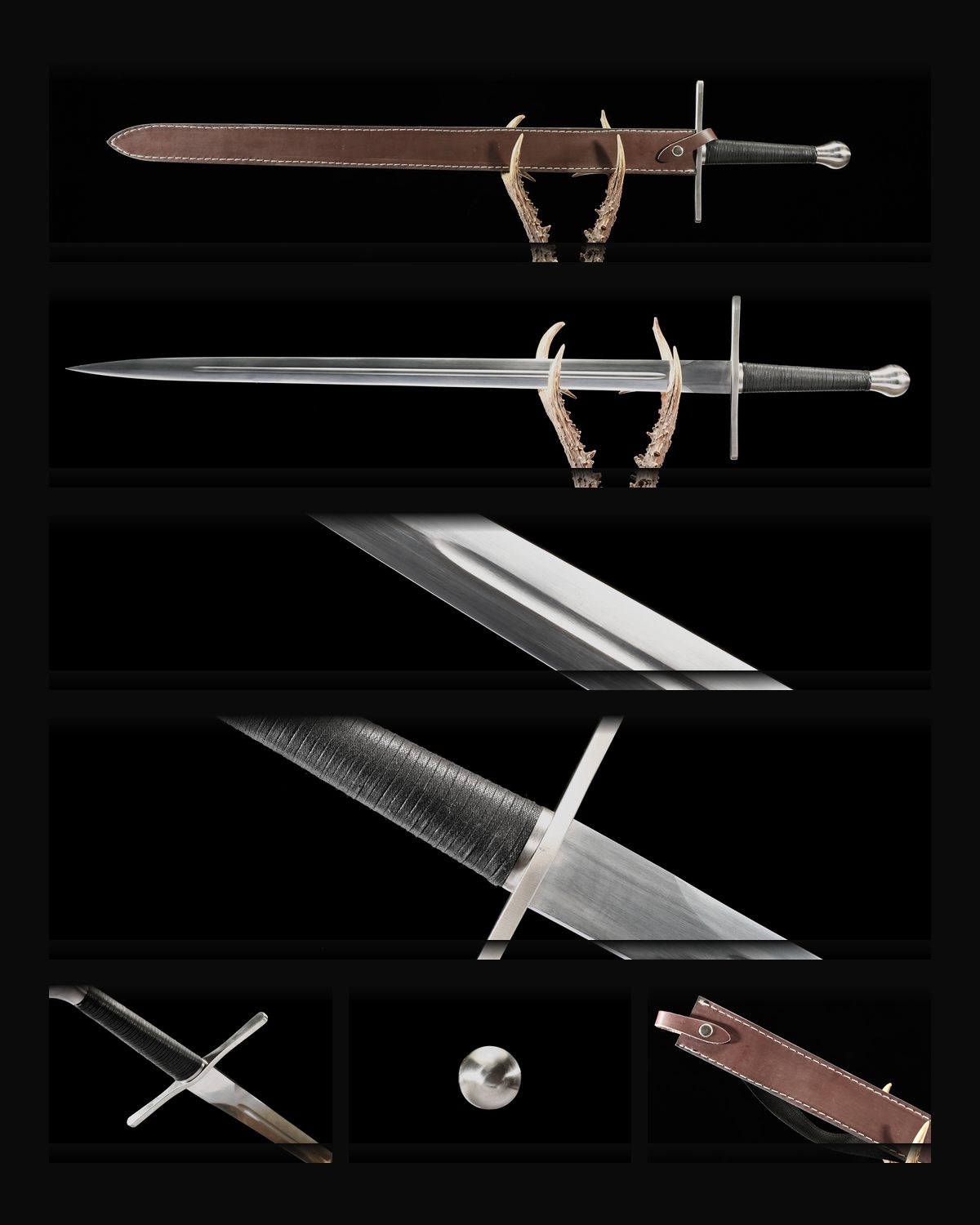 arming-sword-1060-fullered-brown-leather-scabbard-black-grip composite card