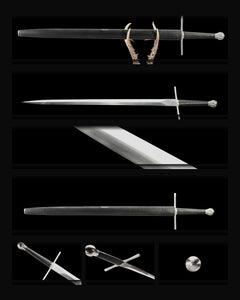 arming-sword-1060-plain-blade-black-scabbard-black-grip composite card
