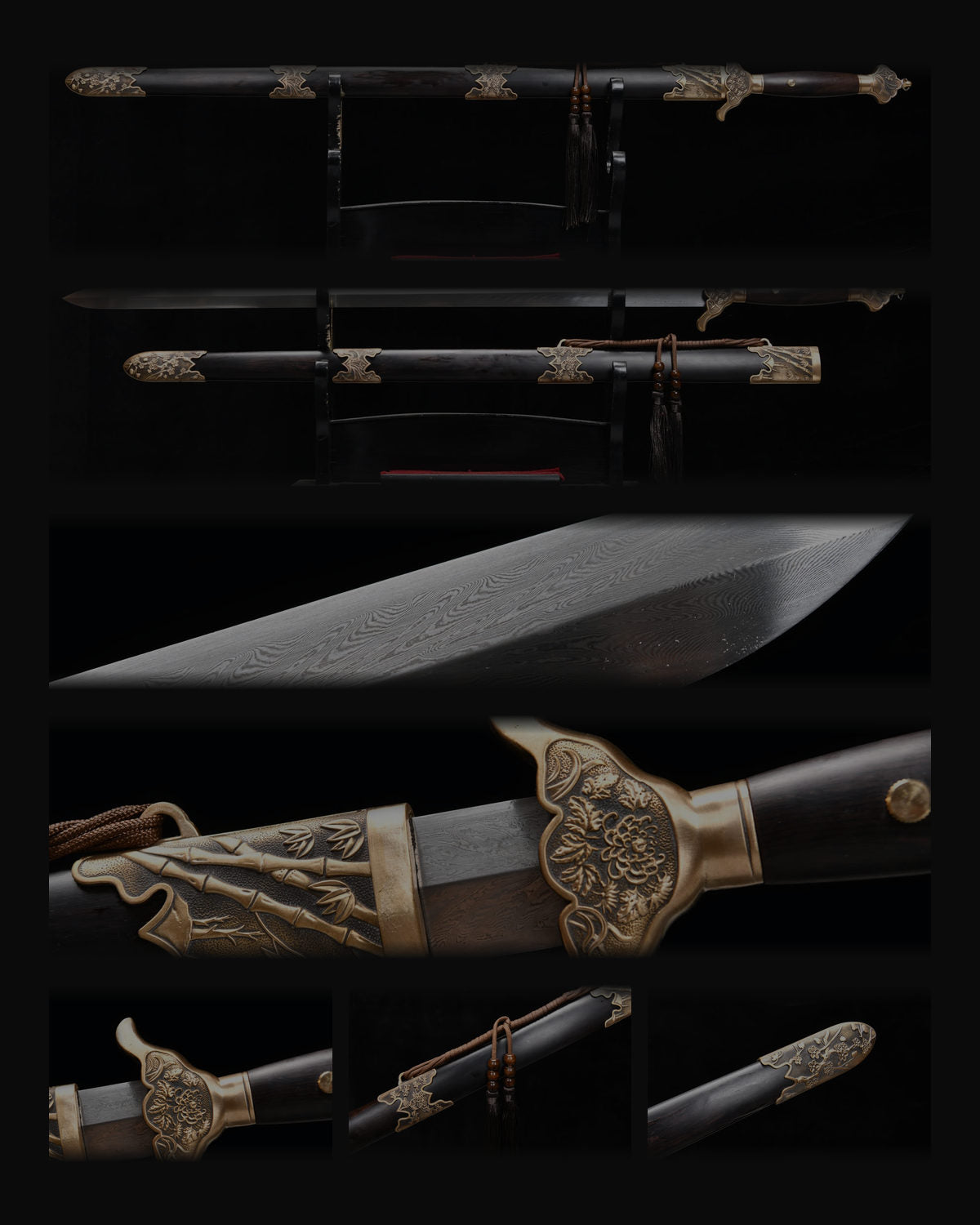 chinese-jian-gentleman-phoenix-pattern-steel composite card