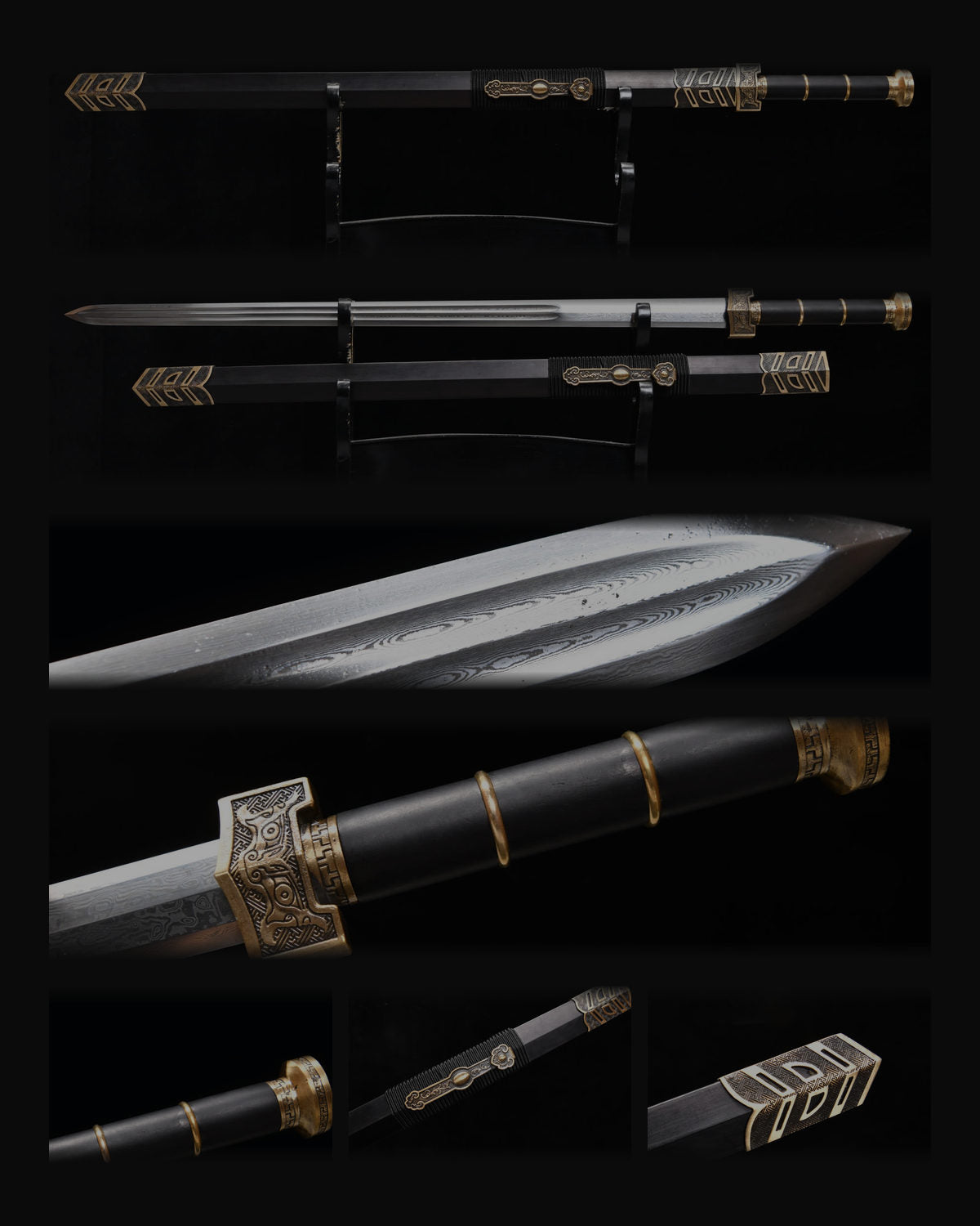 chinese-jian-ruyi-pattern-steel-steel composite card