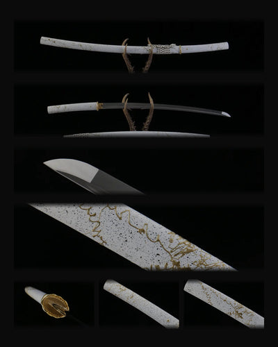 Katana - Geest van Yōtei Vergulde Dageraad 1065 Staal · Ziel van de Yotei-berg Vergulde Dageraad

