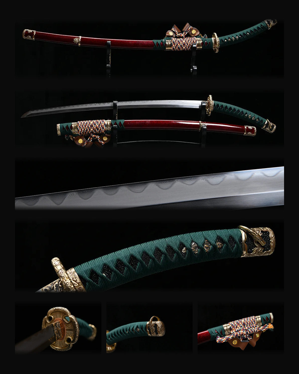 japanese-tachi-sword-folded-reverse-mount composite card