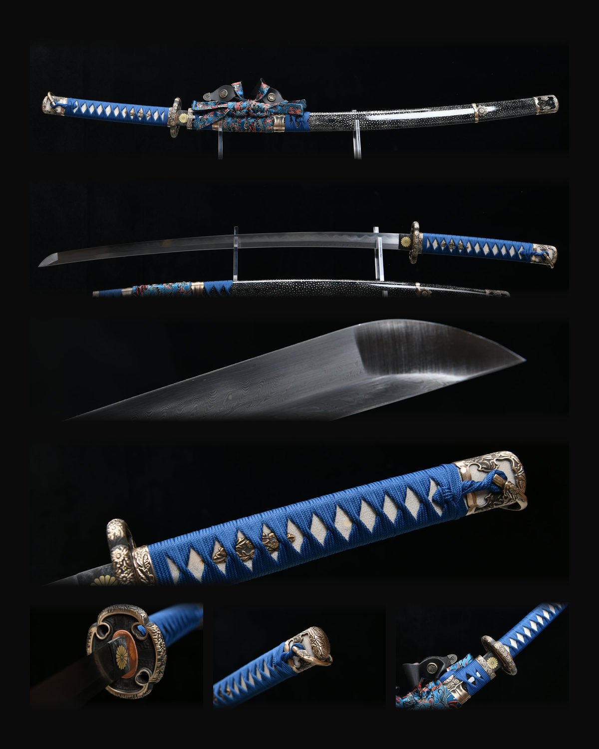 katana-chrysanthemum-tachi-mountings-steel composite card