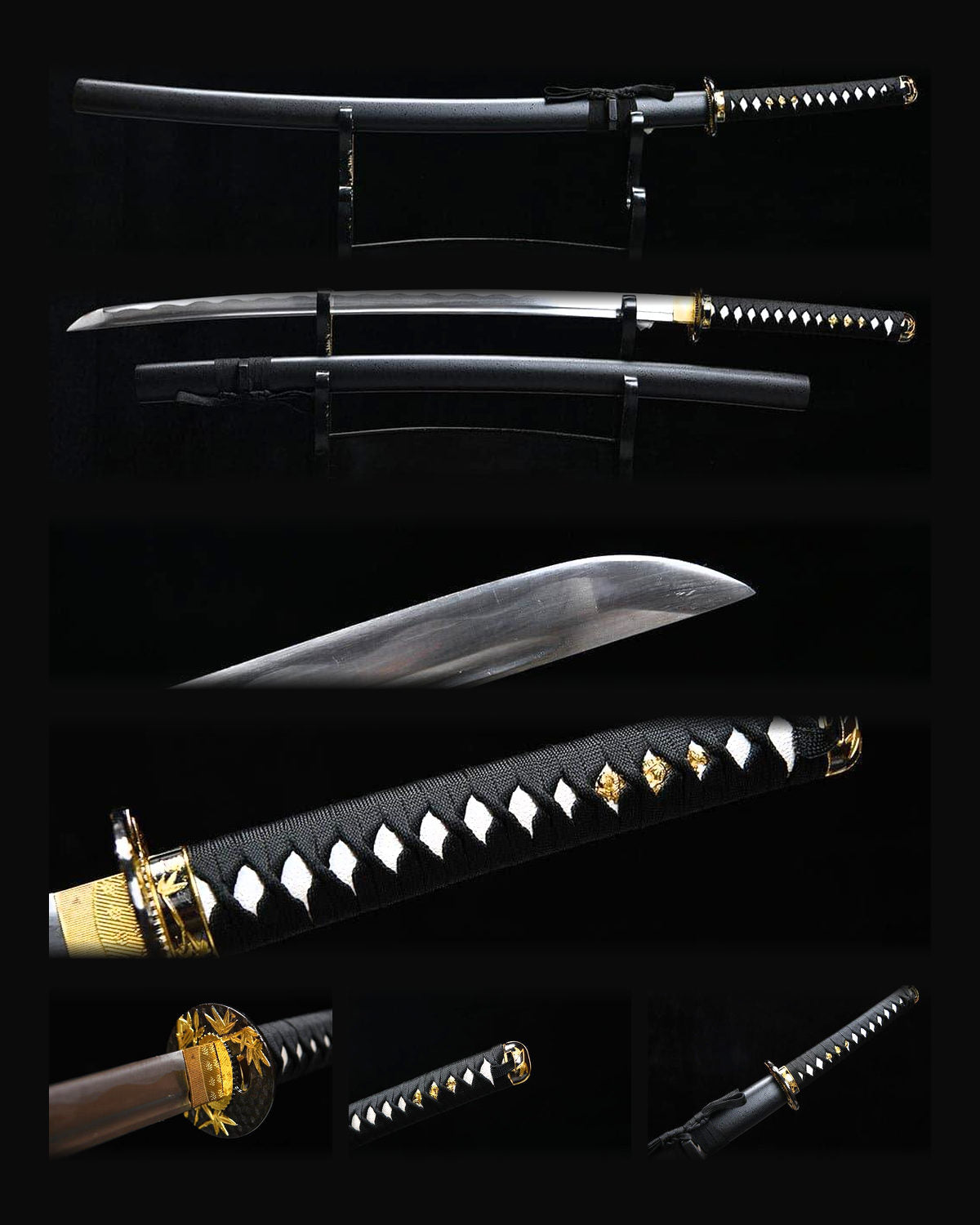 katana-golden-bamboo composite card