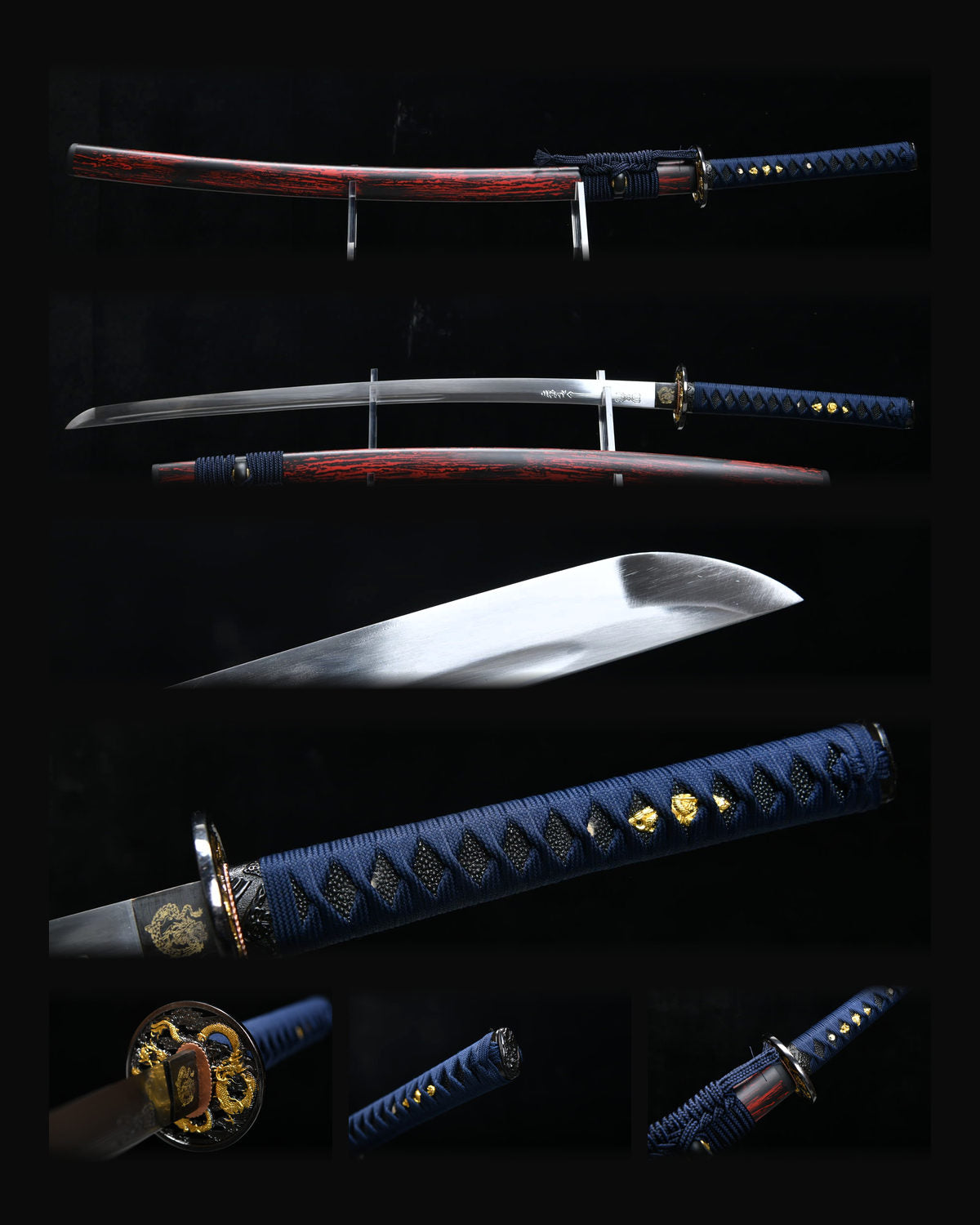 katana-kyara-carving-1060-steel composite card