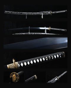 katana-skull composite card