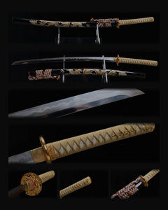 katana-yellow-dragon-maki-e-saya-steel composite card