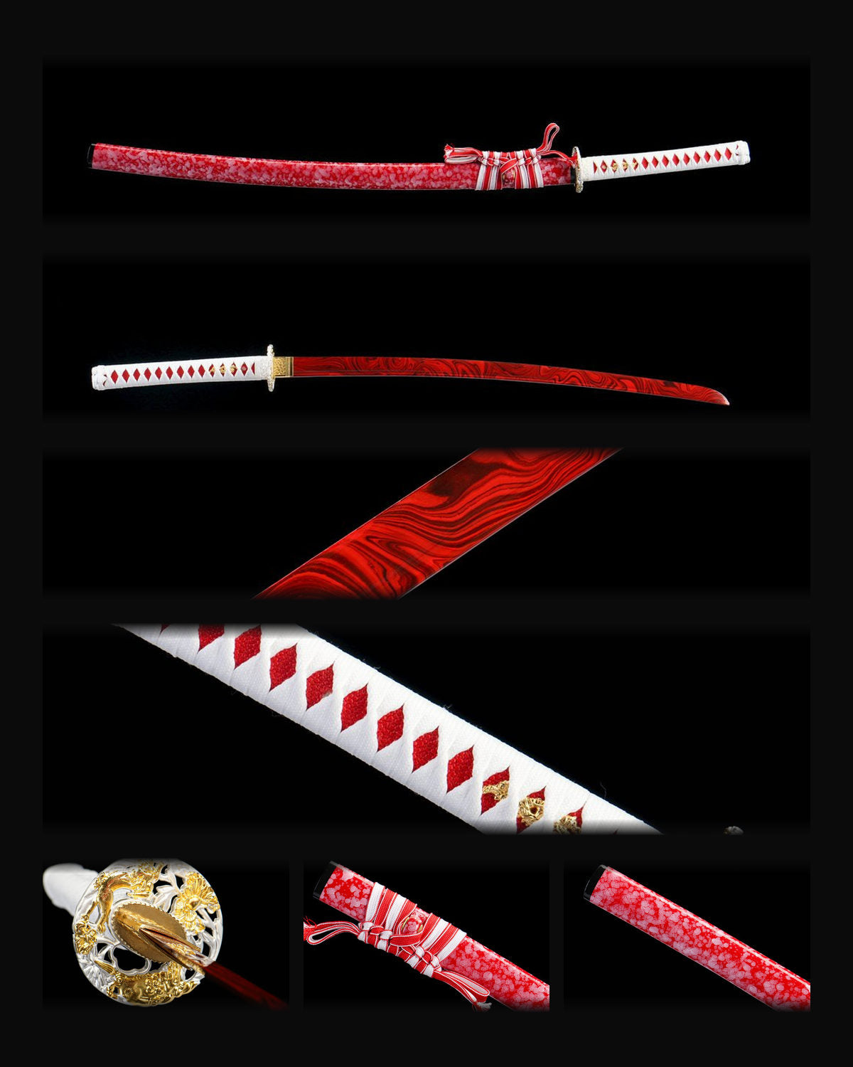 shiguhonglian-katana composite card