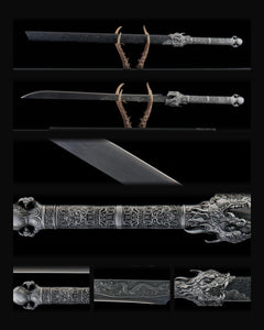 tang-dao-obsidian-dragon-1065-carbon-steel composite card