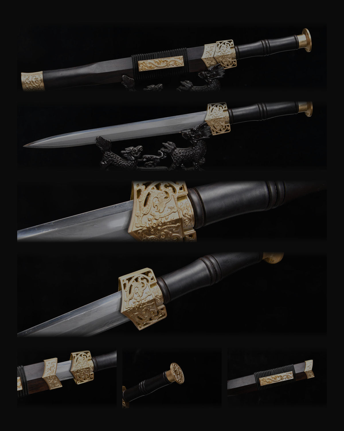 tanto-little-twin-dragon-jian-steel composite card