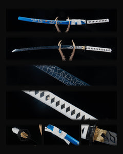 tian-ya-ming-yue-blue-twin-dragon-engraved-1065-katana composite card