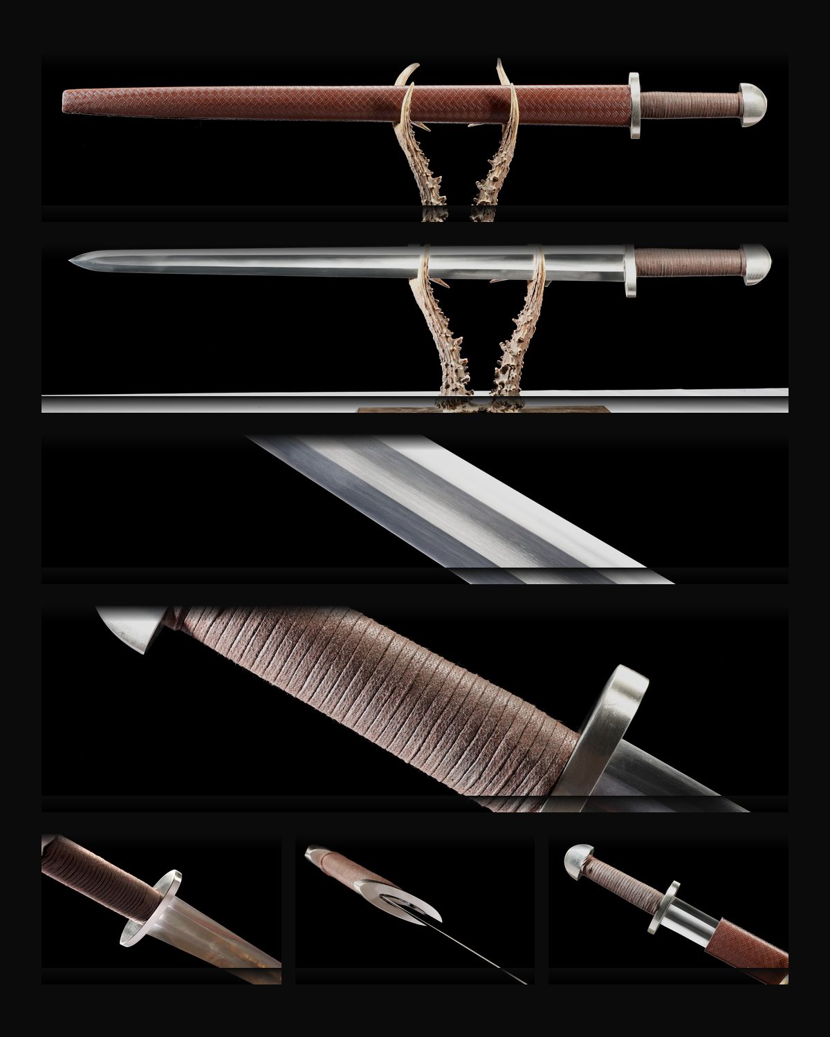 viking-sword-1060-burgundy-woven-scabbard-lobed-pommel composite card