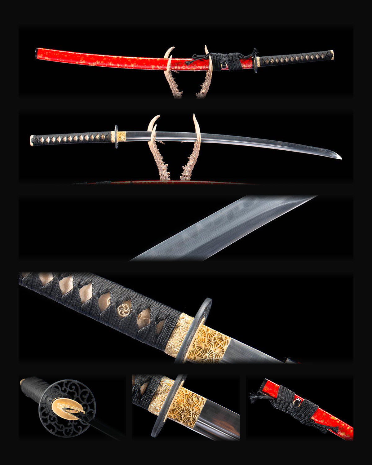 xingchui-red-saya-t10-clay-tempered-katana composite card
