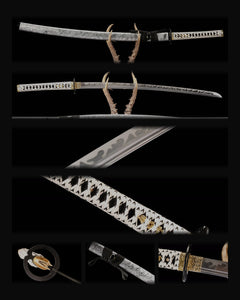 yue-ru-shuang-musashi-1060-silver-brushed-saya-katana composite card